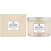 Voluspa Coconut Papaya, Corta Maison Boxed Candle, 11 oz, 45 Hour Burn Time, Coconut Wax for Clean Burning, Handcrafted in The USA