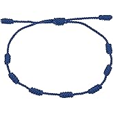 PATIKIL Bracelet Knot, Handmade Adjustable String Protection Good Luck Cord Braided Bracelet for Gift Charm