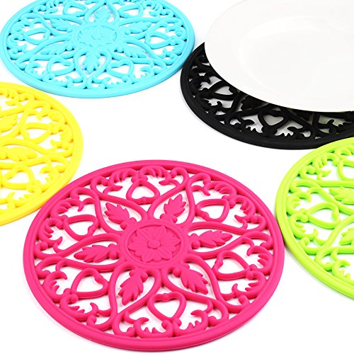 Silicone Trivet ME.FAN 3 Set Silicone Trivet Mat MultiUse