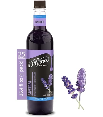 Amazon.com: DaVinci Gourmet Lavender Syrup, Natural, 25.4 Fluid