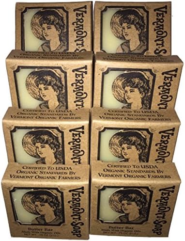Organic Shea Butter Sample Soaps Vermont Store (Set of 8)
