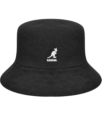 Kangol Washed Bucket Hat for Men and Women, Novelty Bucket Hat