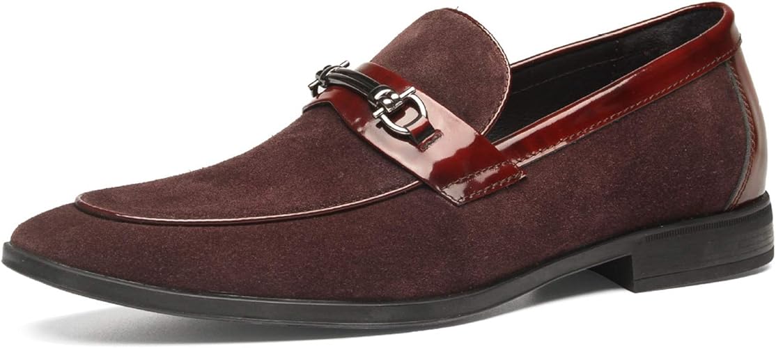 Amazon Wewin ビットローファー メンズ 本革 スエード 革靴 スリッポン モカシン ドライビング カジュアル ビジネス 紳士靴 短靴 通気性 防滑 ファッション ローファー スリッポン