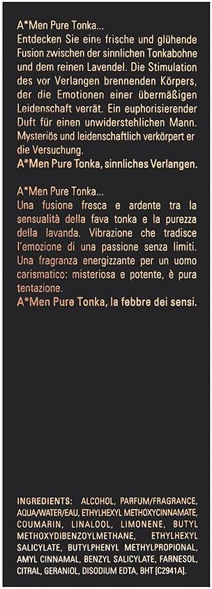 Thierry Mugler A*Men Pure Tonka Agua de Tocador - 100 ml: Amazon.es: Belleza