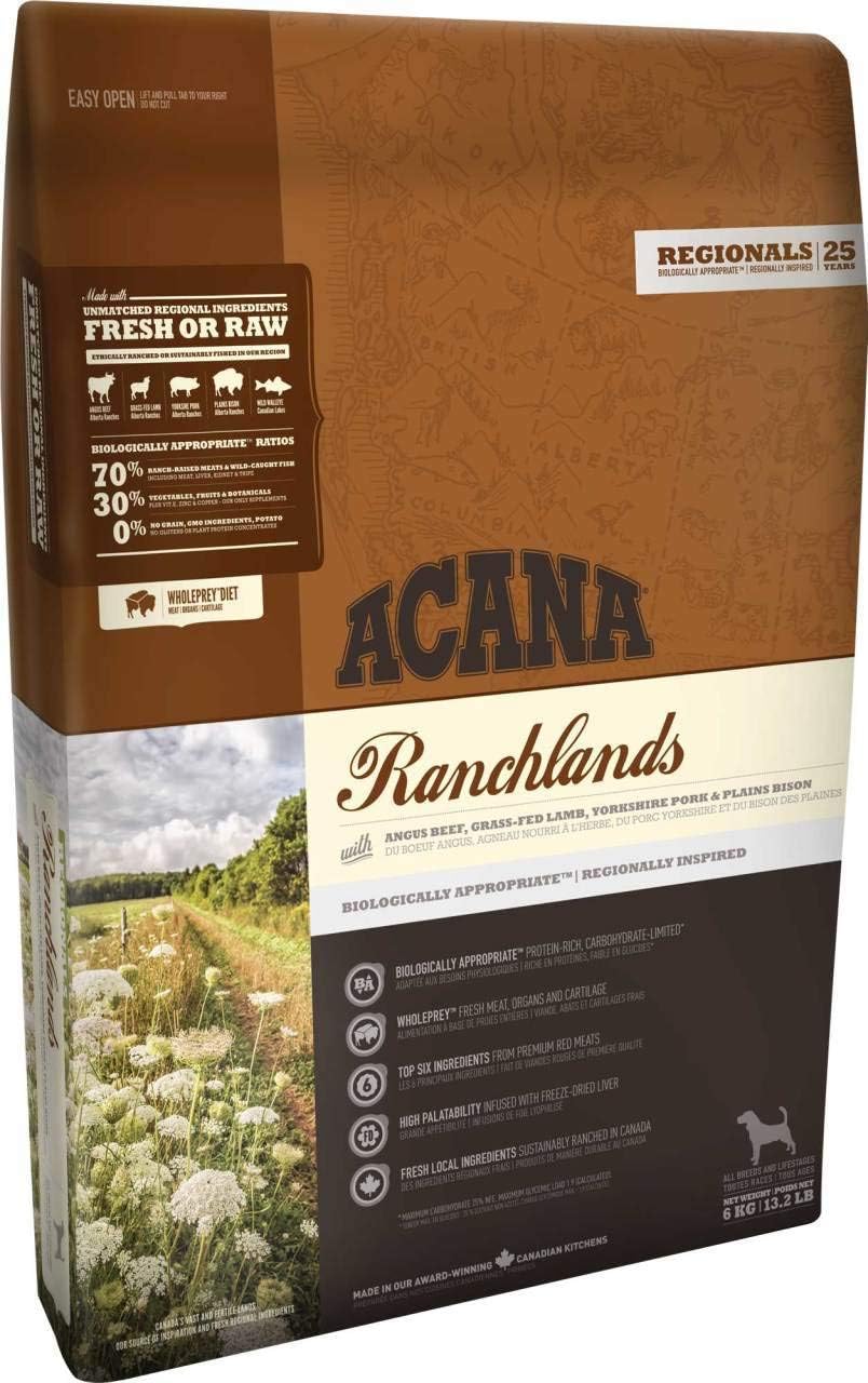 Acana Ranchland Dog Food, 11.4 kg, 1.14 kg (Pack of 1)
