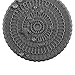 zanmini Silicone Gray Coasters for Drinks, 4 Inch Coasters Set of 6, Tabletop Protection and Prevents Furniture Damage, Spoon Rest, Jar Opener - Easy to Clean (Gray)