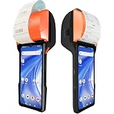 POS PDA Receipt/Label Printer,Symcode Android 14 Handheld POS Printer 3GB+32GB with 2D Barcode Scanner with NFC Reader,Wifi/Gps/BT/5G Full Network Connection 6.5" Touchscreen 80mm/58mm Label Printing
