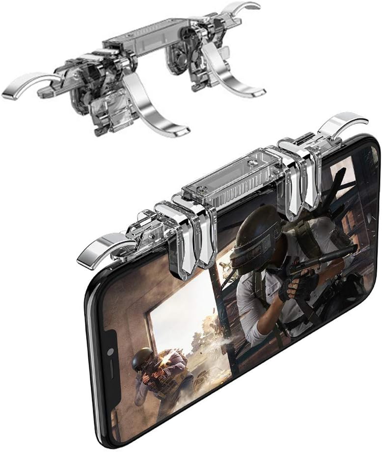Mobile Controller,Aim Keys L1R1 and Gamepad Knives Out/Rules of Survival,Cellphone Game Trigger,Battle Royale Sensitive Shoot (Mobile Game Controller Z)