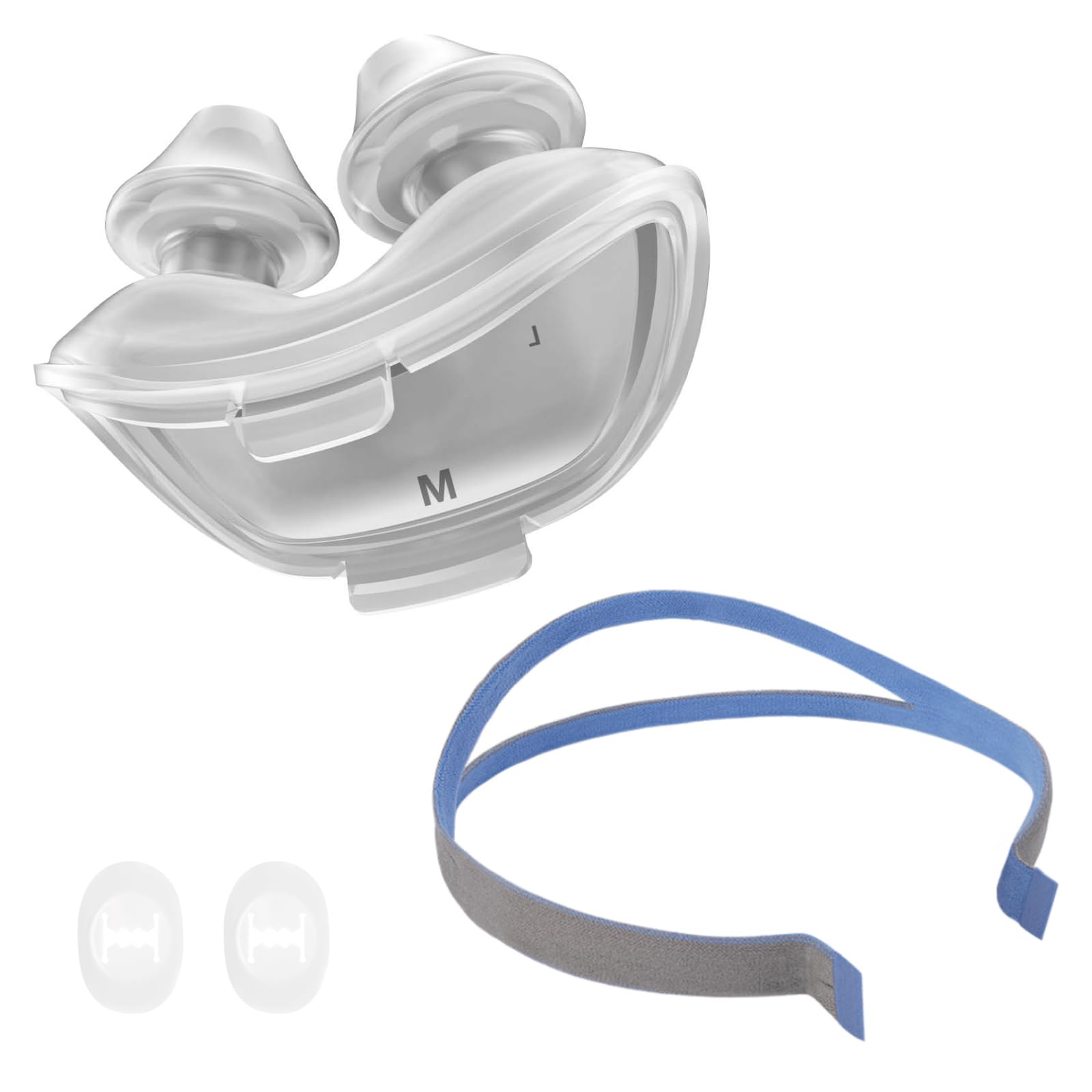 Photo 1 of CPAP Replacement Kit for CPAP Users, M Size Nasal Pillow Cushion Kit for Airfit P10 (2 PCS), M Size Standard