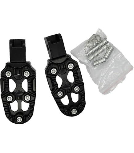 Amazon.com: uxcell 1 Pair 12mm Aluminium Alloy Motorcycle Footrest