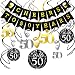 Konsait 50th Birthday Decorations Kit Cheers to 50 Years Banner Swallowtail Bunting Garland Sparkling Celebration 50 Hanging Swirls,Perfect 50 Years Old Party Supplies 50th Anniversary Decorations primary