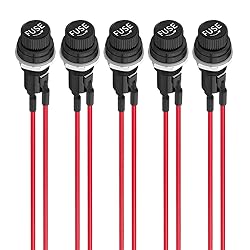 Gebildet 6 x 30mm Pre-Wired Fuse Holder - AC 10A