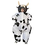 Arokibui Inflatable Cow Costume for Women Funny