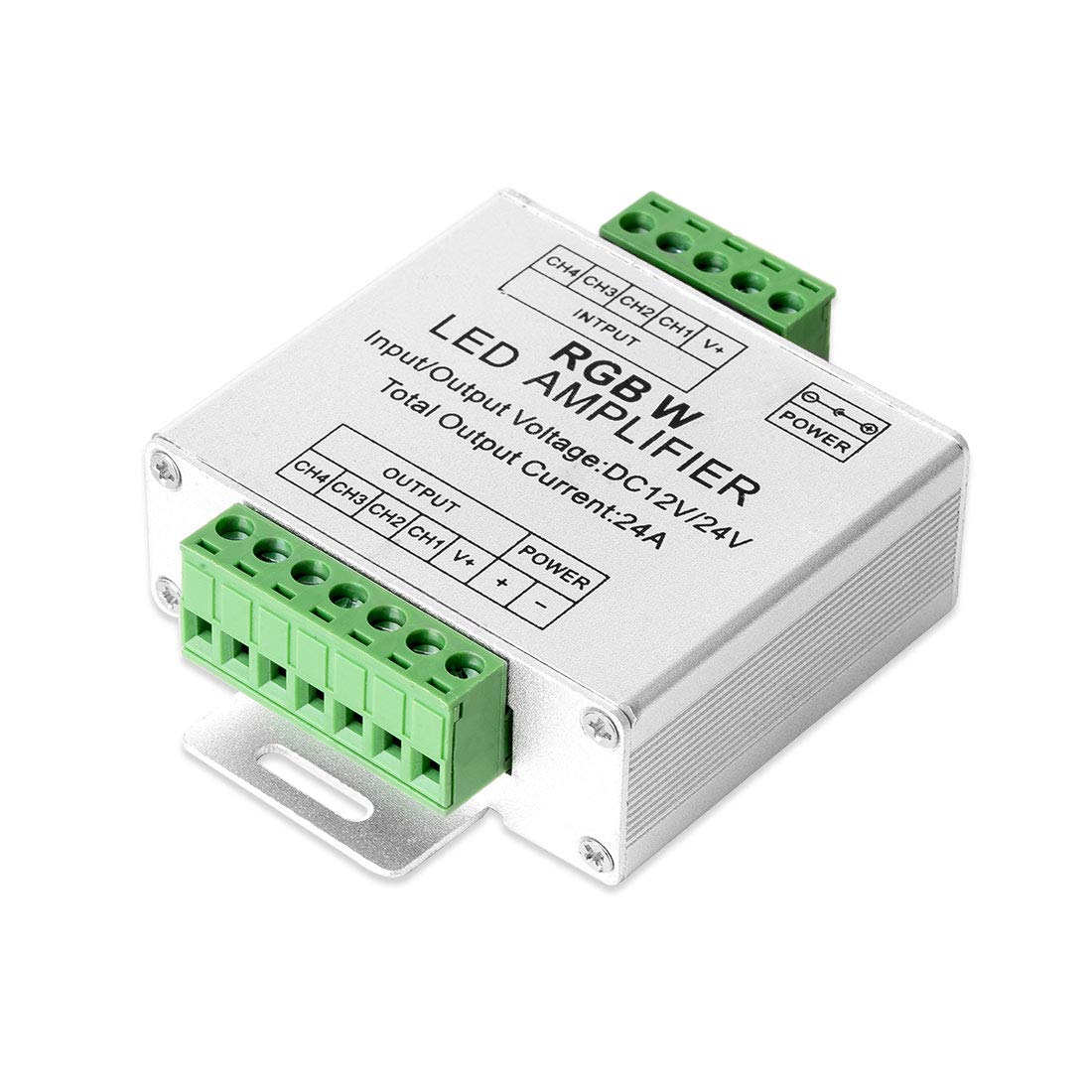 BTF-LIGHTING CCT/RGB/RGBW 5050 LED Strip Amplifier Controller Work With 3Pin/4Pin/5Pin DC12V/DC24V 5050SMD LED Strip