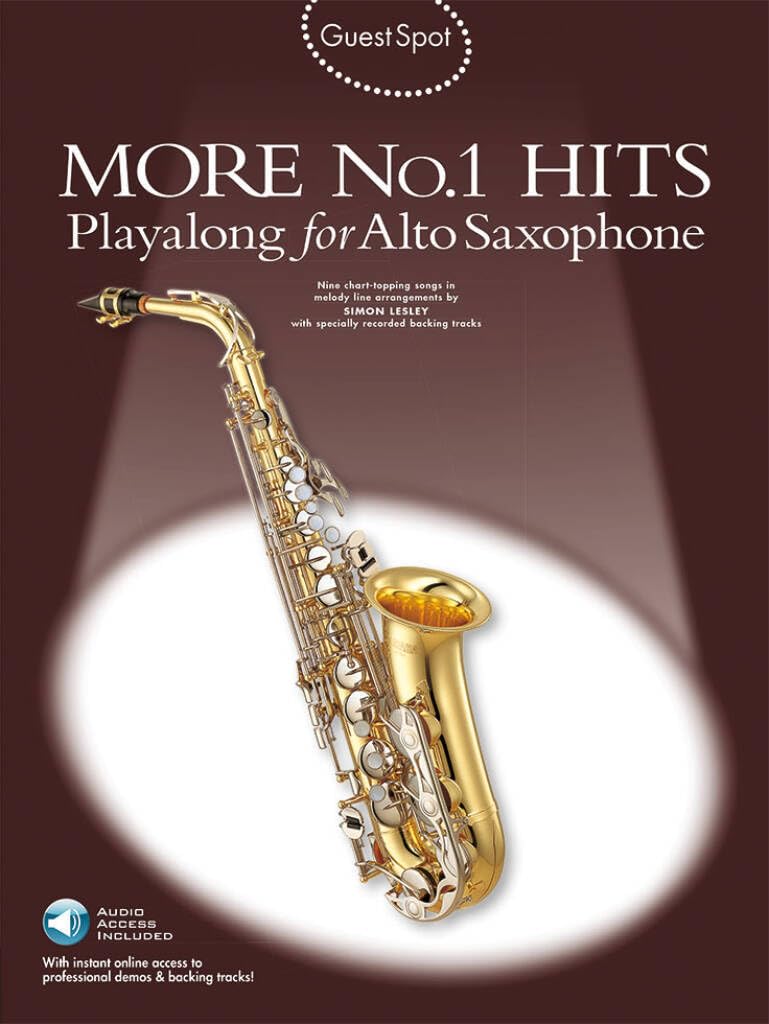 Guest Spot More No.1 Hits Playalong For Alto Saxophone Asax Book/Cd
