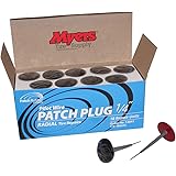14041 1/4-Inch Pilot Wire Patch Plugs with 1-3/4-Inch Diameter Patch for Radial Tire Tread Puncture Repairs, (Box of 18), Made in USA