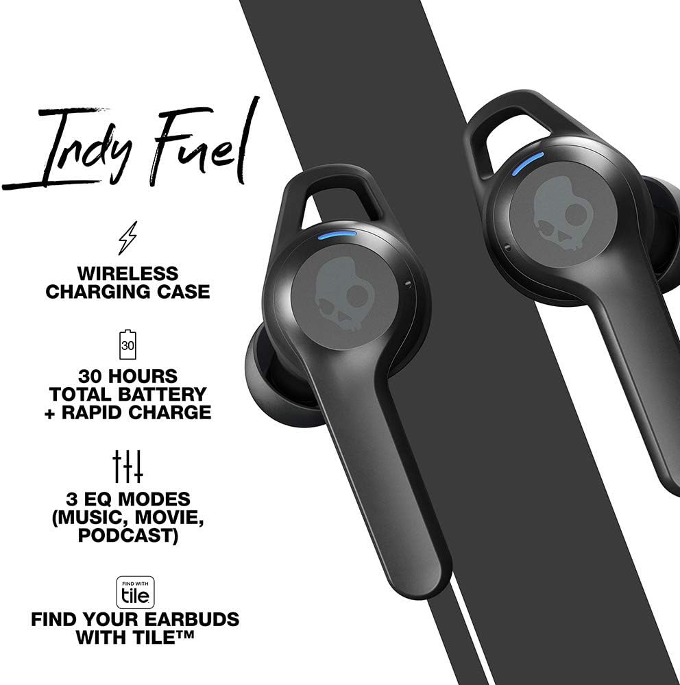 Skullcandy Indy Fuel True Wireless In-Ear Bluetooth Earbuds Compatible with iPhone and Android / Wireless Charging Case and Mic / Great for Gym Sports - Image 5