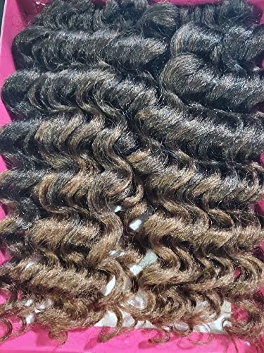 EON aka Kadi Fluffy Twist Braiding Hair (T1B/30 - Off Black/Light Auburn)