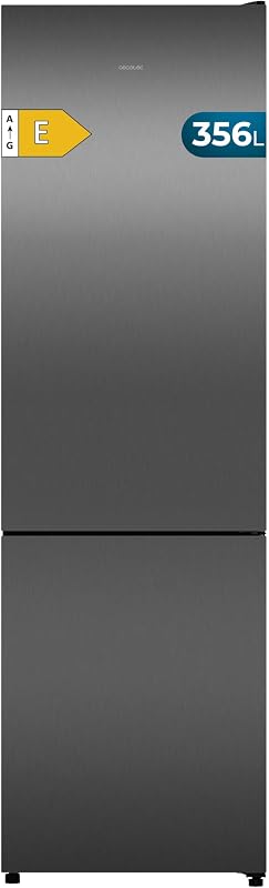 Frigorifero Combinato Bolero CoolMarket Combi 356i Dark E. Total No Frost, Sistema di Raffreddamento Multiflow, Classe E, Design Elegante Finitura Scura, Ultra Silenzioso, Alta Efficienza