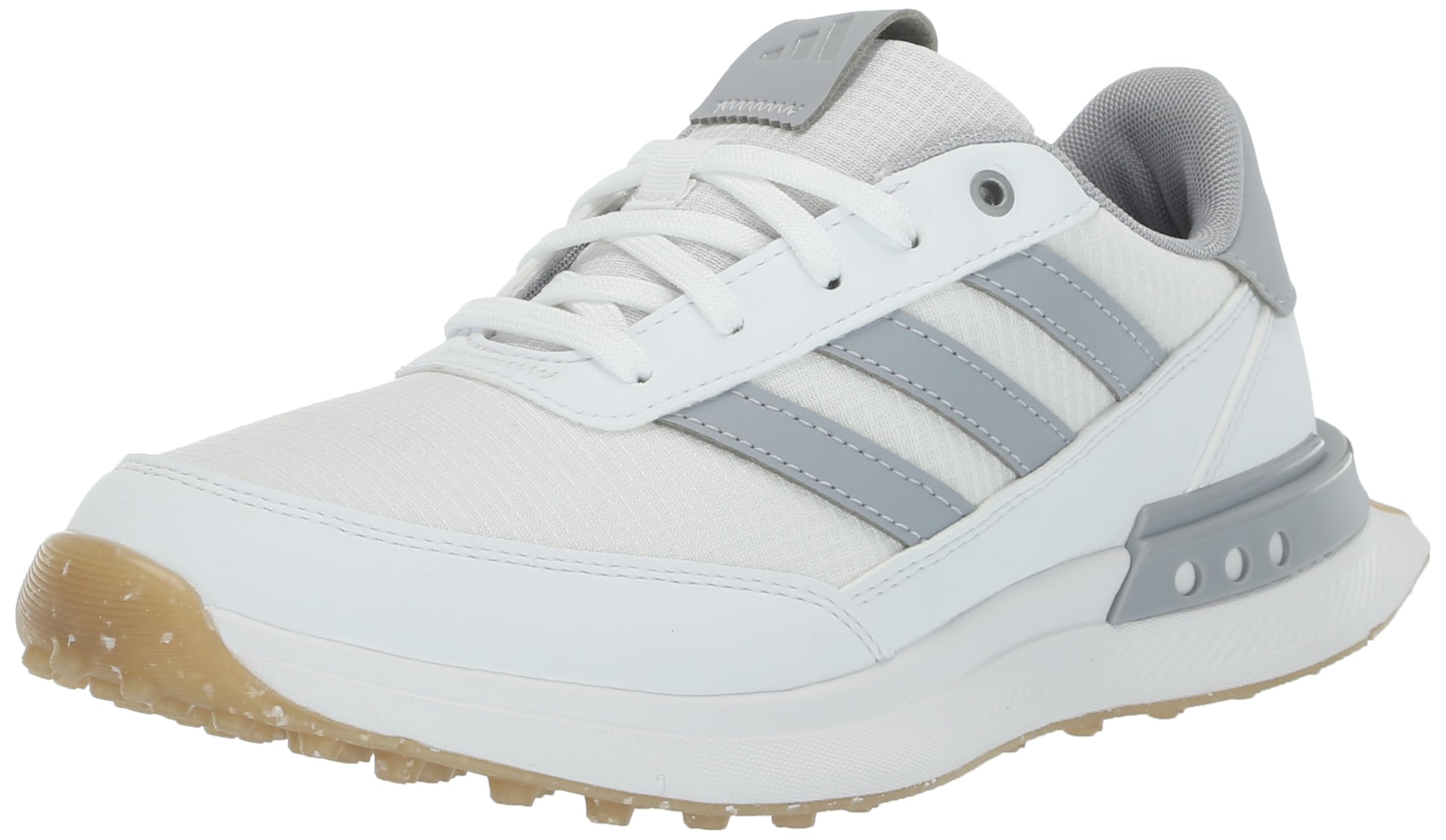adidas Junior’s S2G 24 Spikeless Shoes, Footwear White/Halo Silver/Gum 4, 5