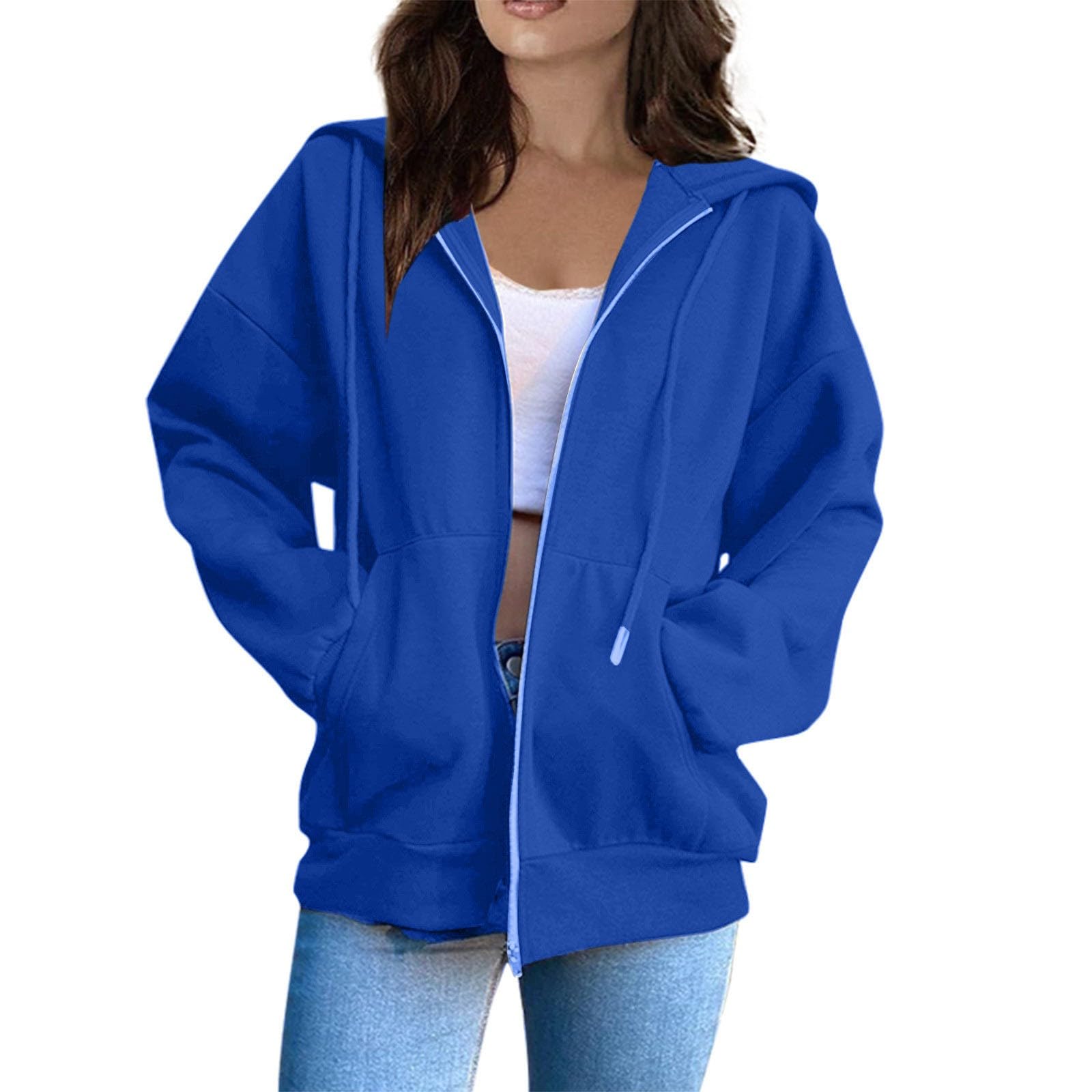 MKLUNJOP Woman Sweatshirt Zip Up Hoodie Women 2025
