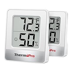 ThermoPro TP49 2 Pieces Digital Hygrometer Indoor