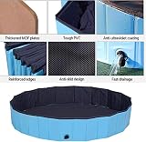 SHOKAN Foldable Paddling Pool for Pets and Kids 120x30 cm PVC Non-Slip view 3
