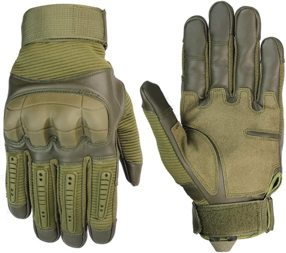 WELOVEHOME Tactical Gloves Men, Touch Screen Full Finger Army Military Gloves Rubber Hard Knuckle for Motorbike Climbing Hiking Hunting Shooting Airsoft Paintball Cycling Outdoor Sports : Sports & Outdoors