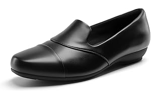 DREAM PAIRS Women's Orthopedic Loafers Arch Support Slip On Shoes Comfortable Bunion Relief Soft Walking Flats for Dress Casu