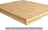 Winged Sirius 8 in 1 Bamboo Chopping Board Set with 7 Colour Mats view 7