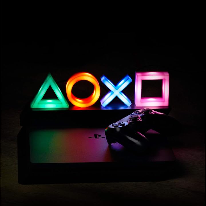 Lampada playstation icons, multicolore paladone pp4140ps