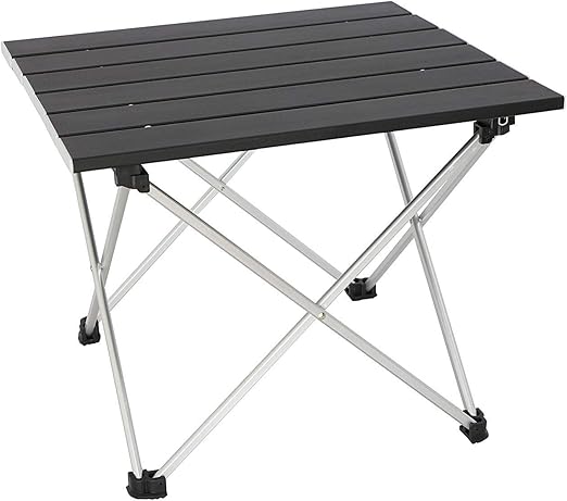 aluminum folding side table