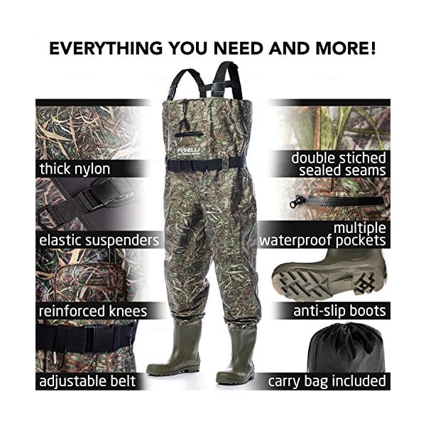 camo fishing waders