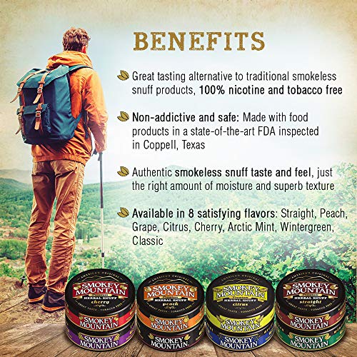 3 Smokey+Mountain+Herbal+Snuff+Nicotine+Free