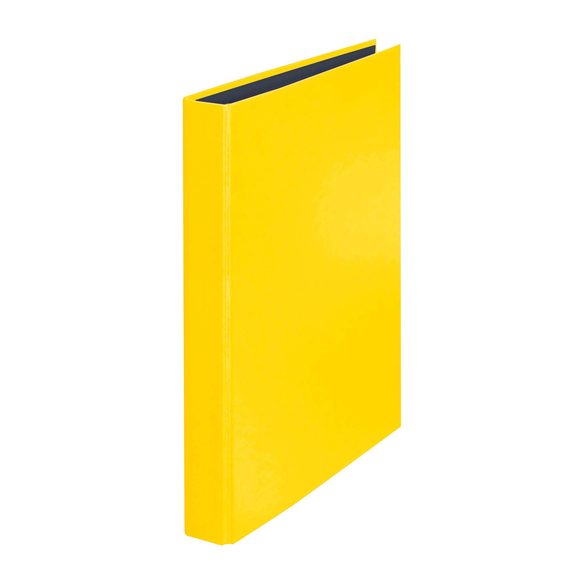 Original Falken YourColor ring binder. Made in Germany. 2-D ring mechanism DIN A4 filling height 25 mm yellow calendar organiser ring binder plastic file ideal for office and school — image 1
