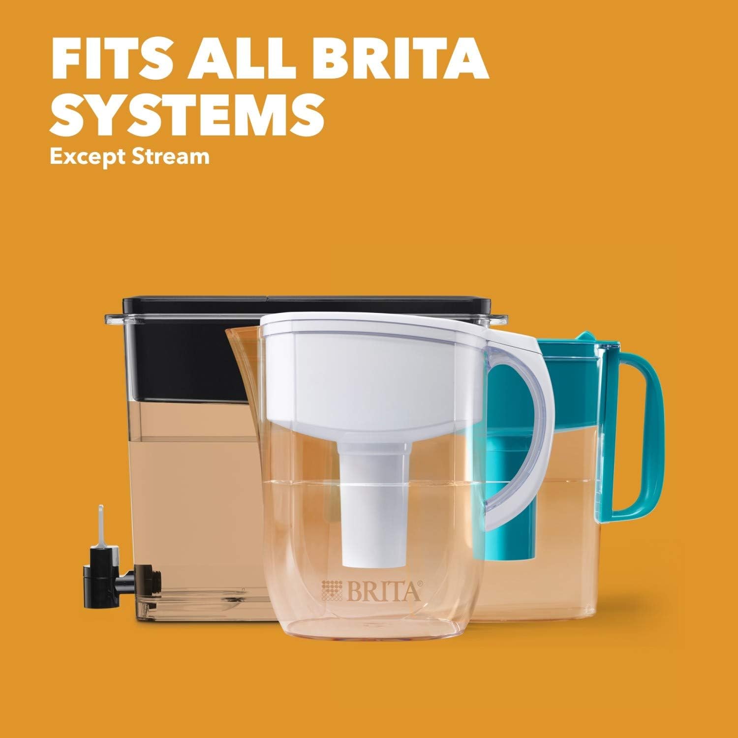 Brita Longlast+ Water Filter, Longlast+ Replacement Filters for Pitcher and Dispensers, Reduces Lead, BPA Free, 2 Count (Package May Vary): Kitchen & Dining
