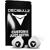 Decibullz 25-Decibel Noise-Reduction Earplugs for Hearing Protection, Custom-Molded Reusable Earplugs for Noise Sensitivity &