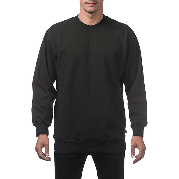 メンズウェア CH is for CLUBHAUS Crew Sweat - Navy-XL Pro Club Men's Heavyweight Pullover Hoodie (13oz), Black