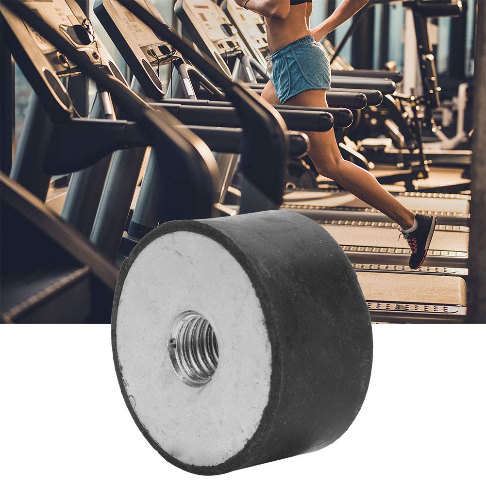 4pcs Anti Vibration Rubber Isolator Mounts Female Thread Anti Vibration Bobbin Isolator Damper Rubber Mounting Feet DE30 M8 (DE30*15 M8)