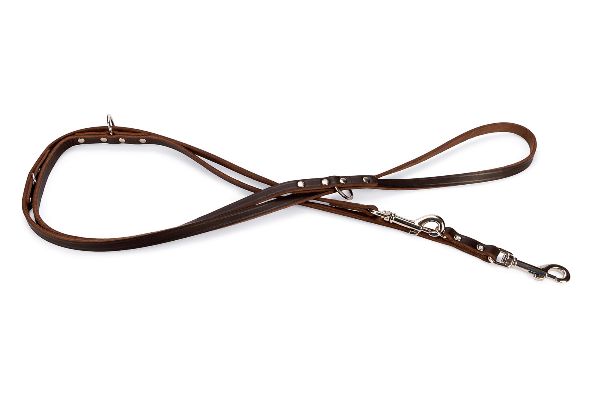 Karlie Rondo 12 mm 240 cm Riveted Lead Brown