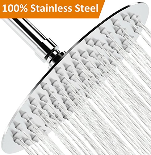 image for Shower Head - Newspoint Modern High Pressure Rainfall 8 Inch Shower He