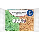 O-Cel-O Cellulose Sponges, Assorted Colors 4 ea (Pack of 3)