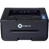 Capsul Essentials PB3300 Black and White Laser Printer | 33 PPM, Wireless, Auto Duplex, WiFi &amp; Ethernet, AirPrint &amp; Mopria
