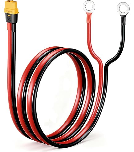Amazon.com: ELFCULB XT60 to O Ring Terminal Cable, 12AWG XT60 Male