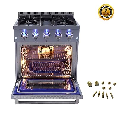 Thor Kitchen 30 Inch Professional Gas Range with 4.2 cu. ft Oven