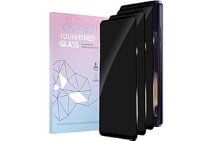 SVMONGWA 3 Pack Privacy Screen Protector for Motorola Moto G Play 2026/ G 5G 2026,Full Coverage Anti-Spy Tempered Glass Film,