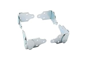 X-Haibei 8 Pack Trailer Stake Rack Corner Connector Brackets Straight Wood Sides Latch Rack Set