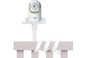 GUCHO Baby Monitor Mount for Crib, Universal Baby Monitor Holder Compatible for Infant Optics, Crib Camera Mount Stand with Clip