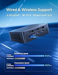 MINISFORUM UN100P Mini PC - 12th Gen Alder Lake