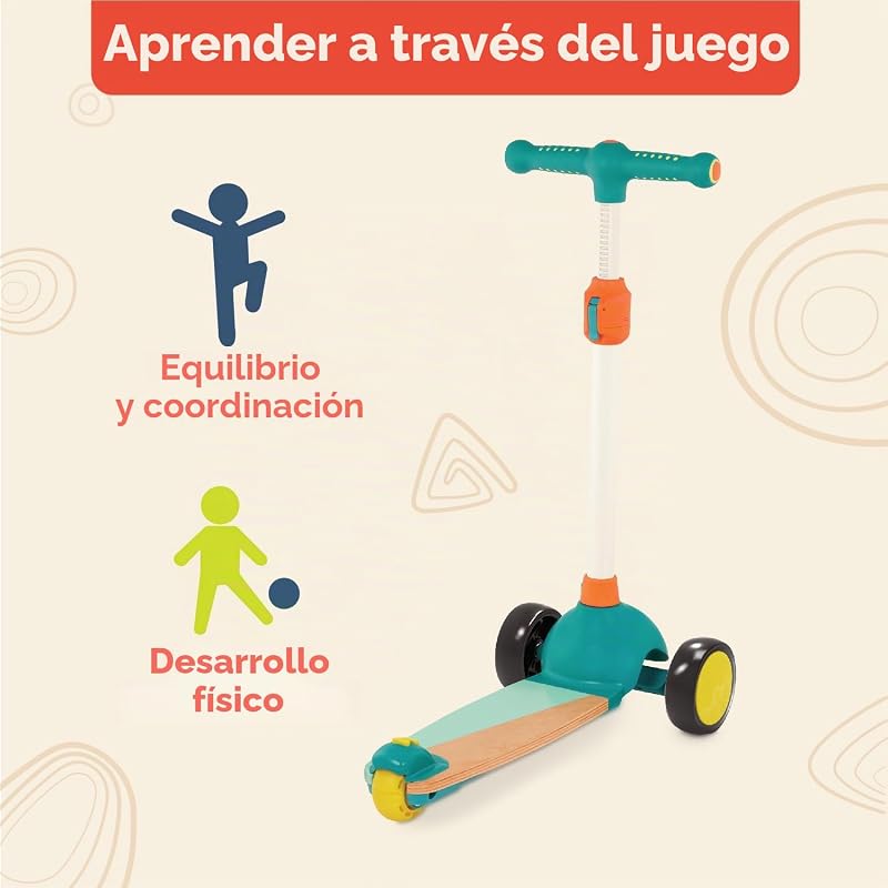 Scooter Fun, Patinete Infantil de 3 Ruedas con Luces — foto 4 de 8